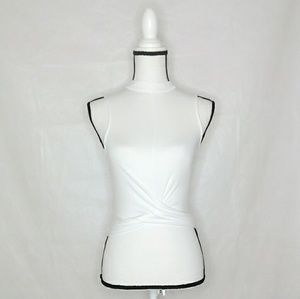 NWOT Express White Halter Neck Tank Top XS